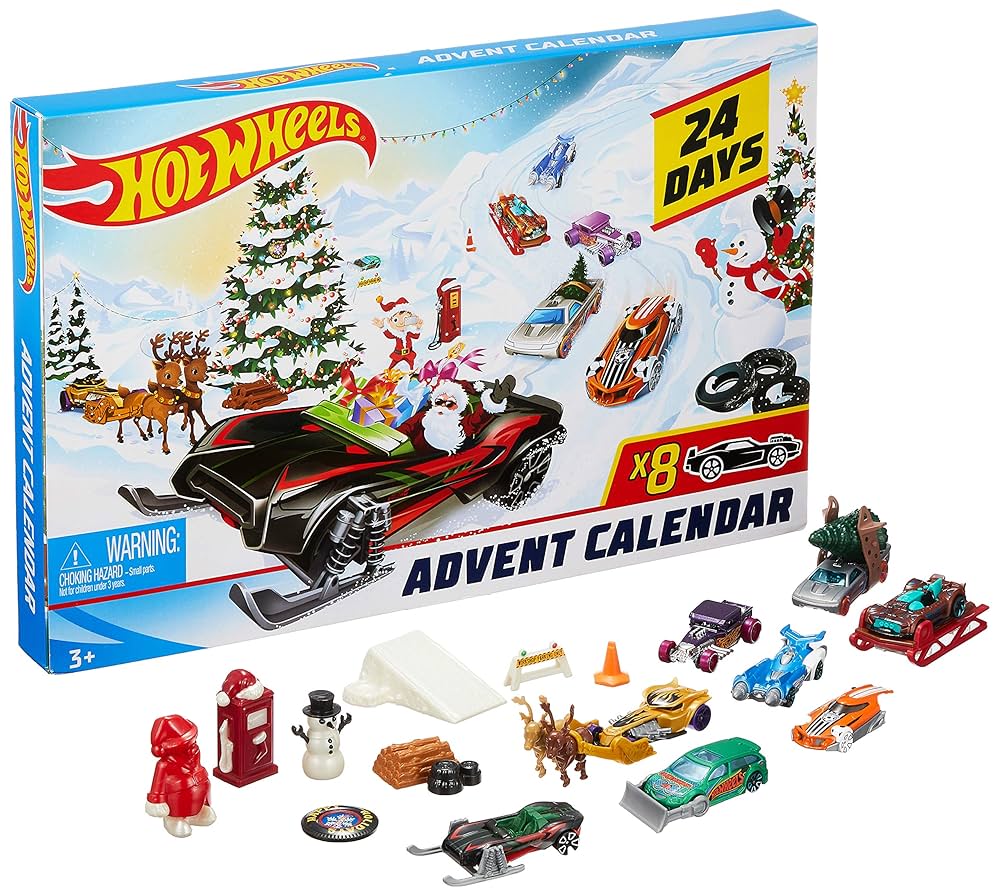 2020年 アマゾン 完売品 ホットウィール アドベントカレンダー ギフトセット HOT Wheels Advent Calendar Vehicles : Amazon.ae: Home